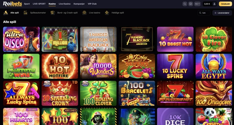 Roibets Games Roibets Games
